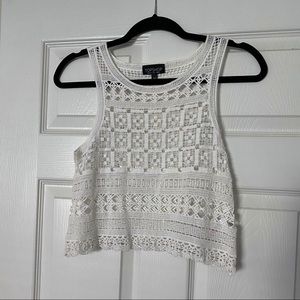Topshop Crochet Crop Top